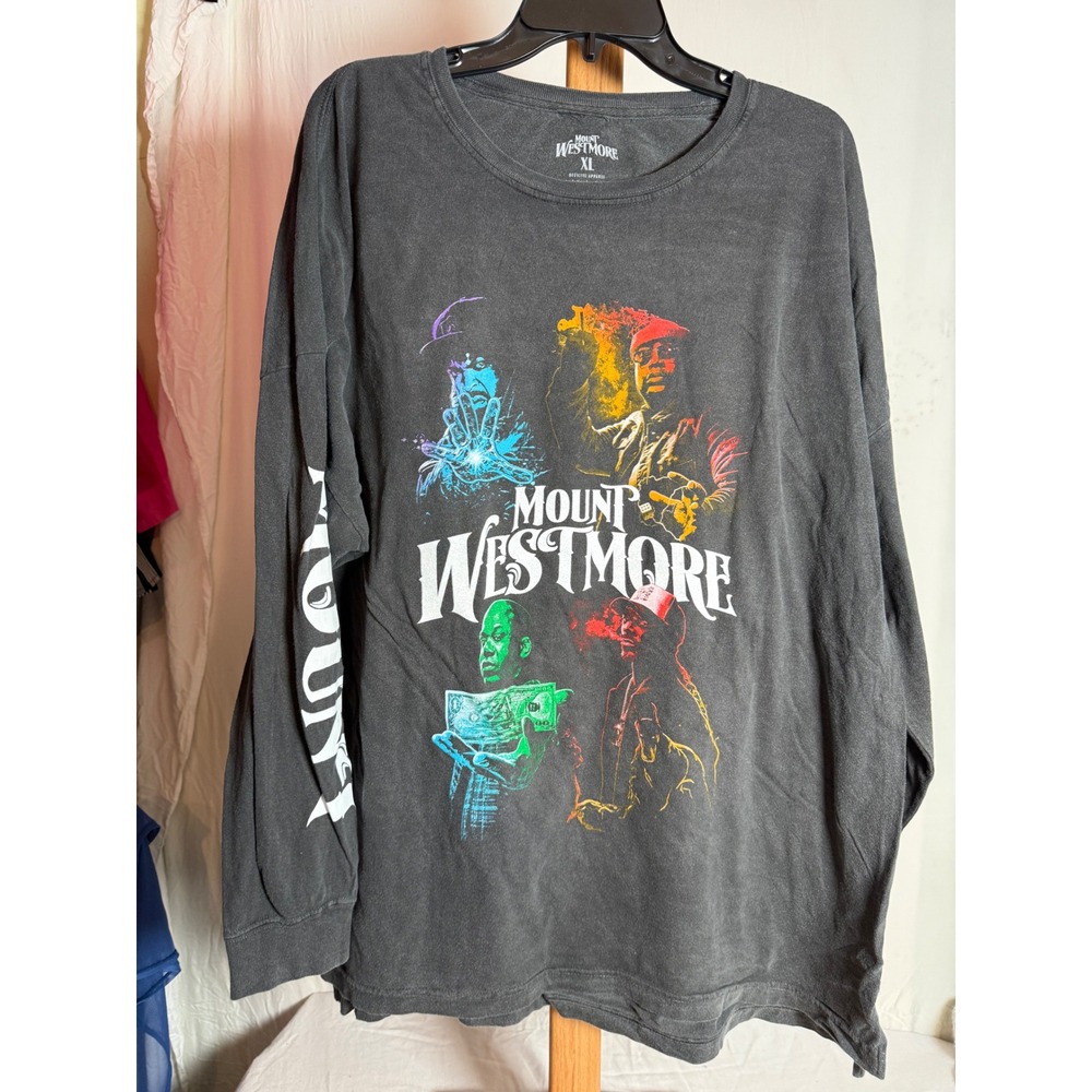 Mount Westmore Rap Tee Long Sleeve Shirt Snoop Dogg Ice Cube E-40 Too Short XL